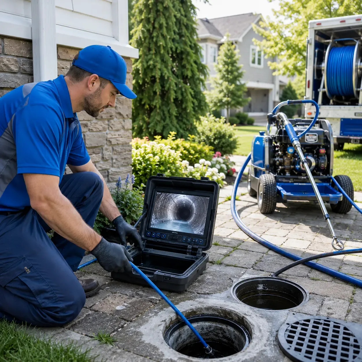 Outdoor drain cleaning professionals serving Delray, WV