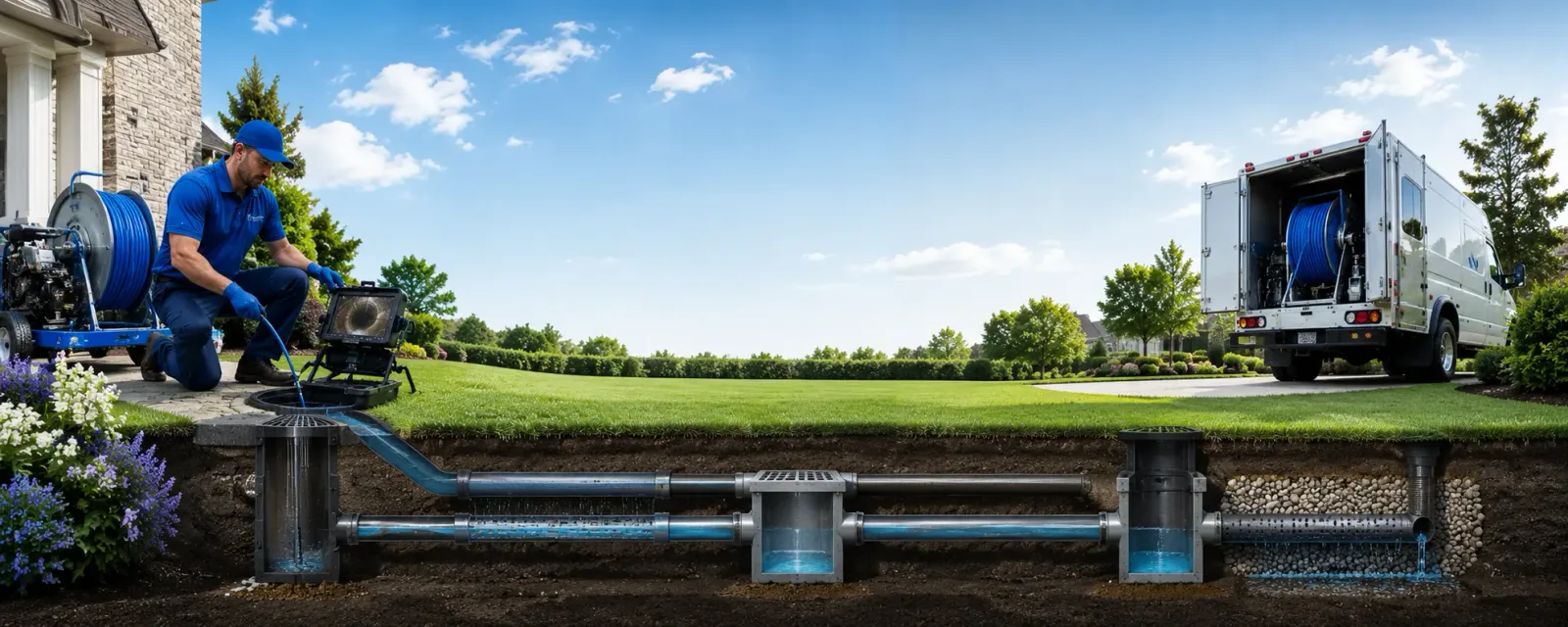 Outdoor drain cleaning information for Delray, WV